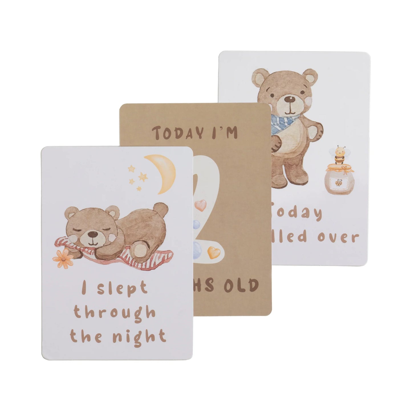 Milestone Cards- Cuddly Bear