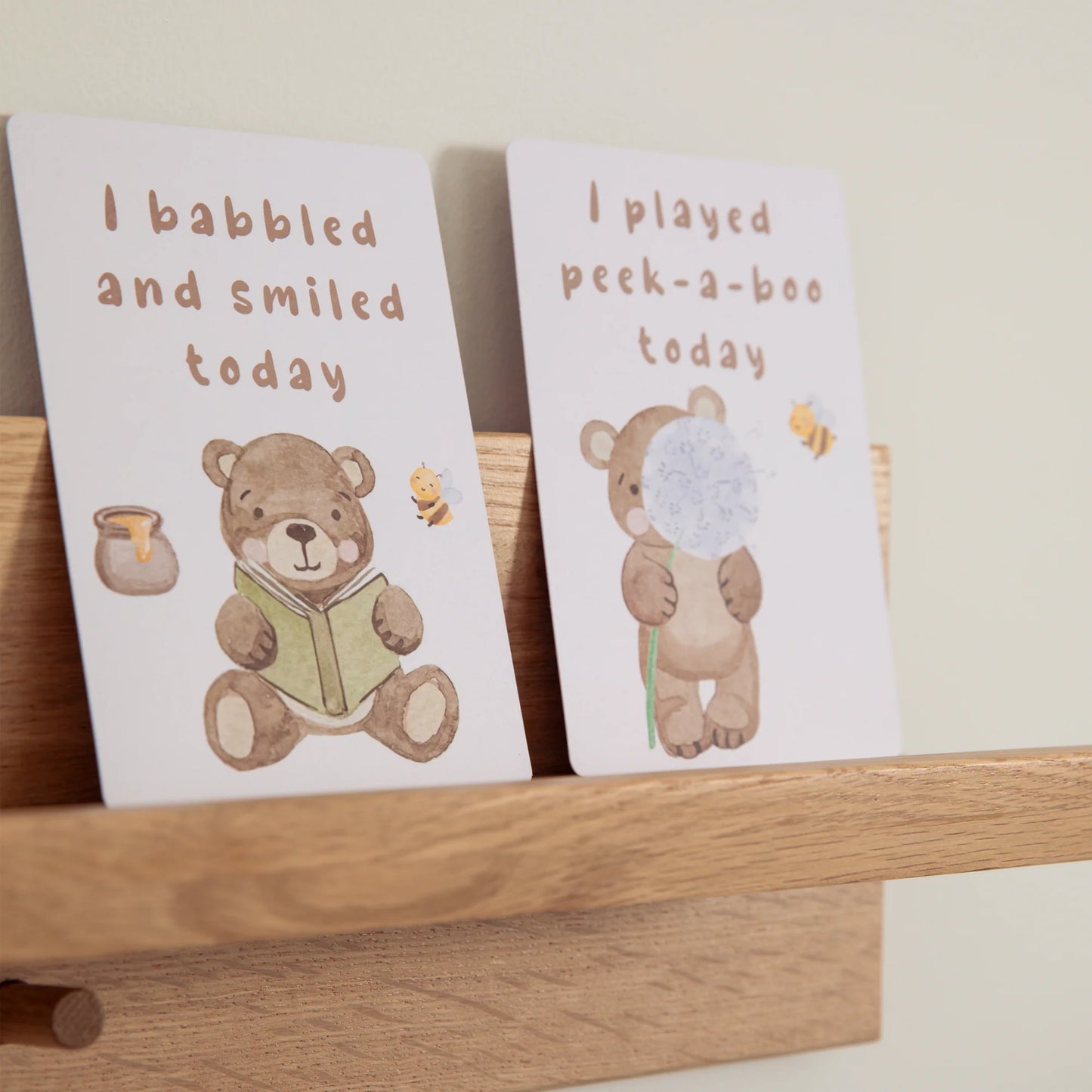 Milestone Cards- Cuddly Bear