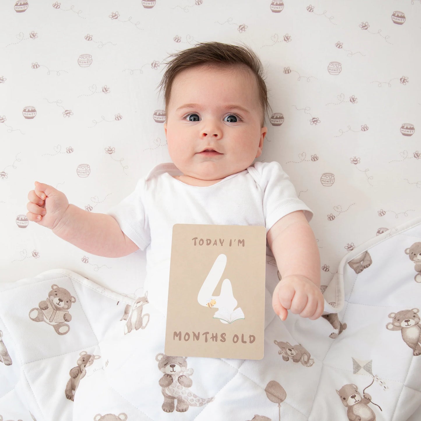 Milestone Cards- Cuddly Bear