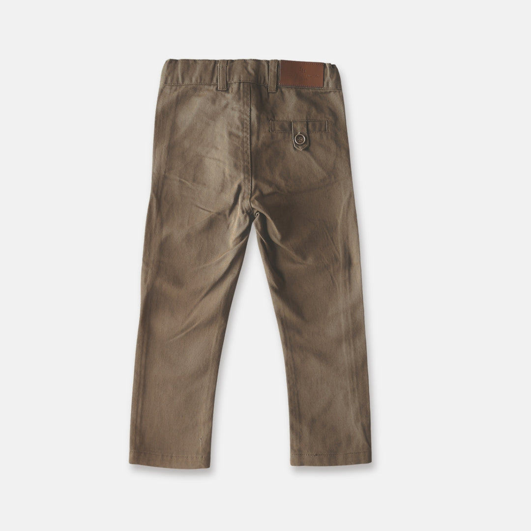 Boys Chino Pant- Taupe