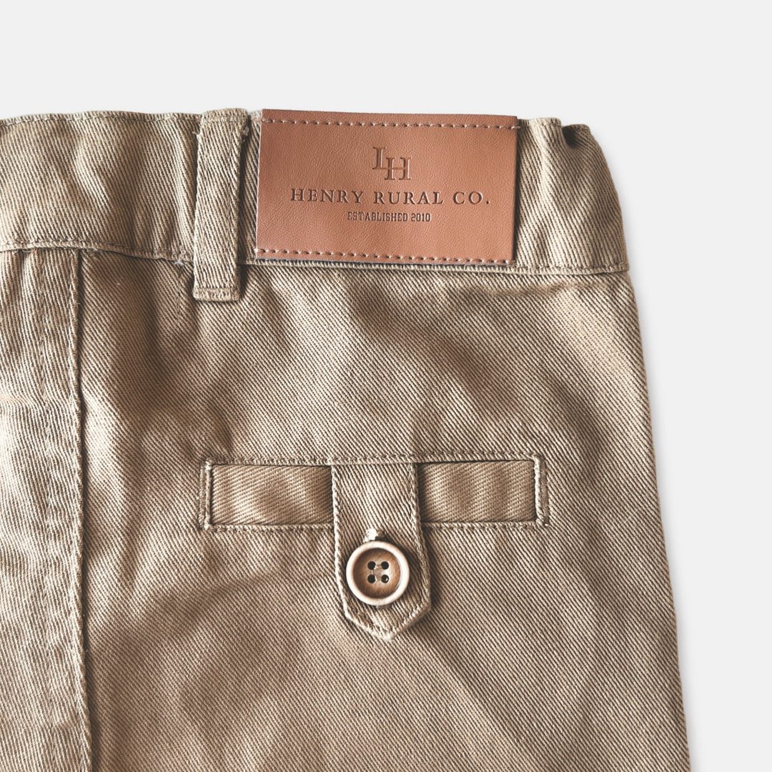 Boys Chino Pant- Taupe