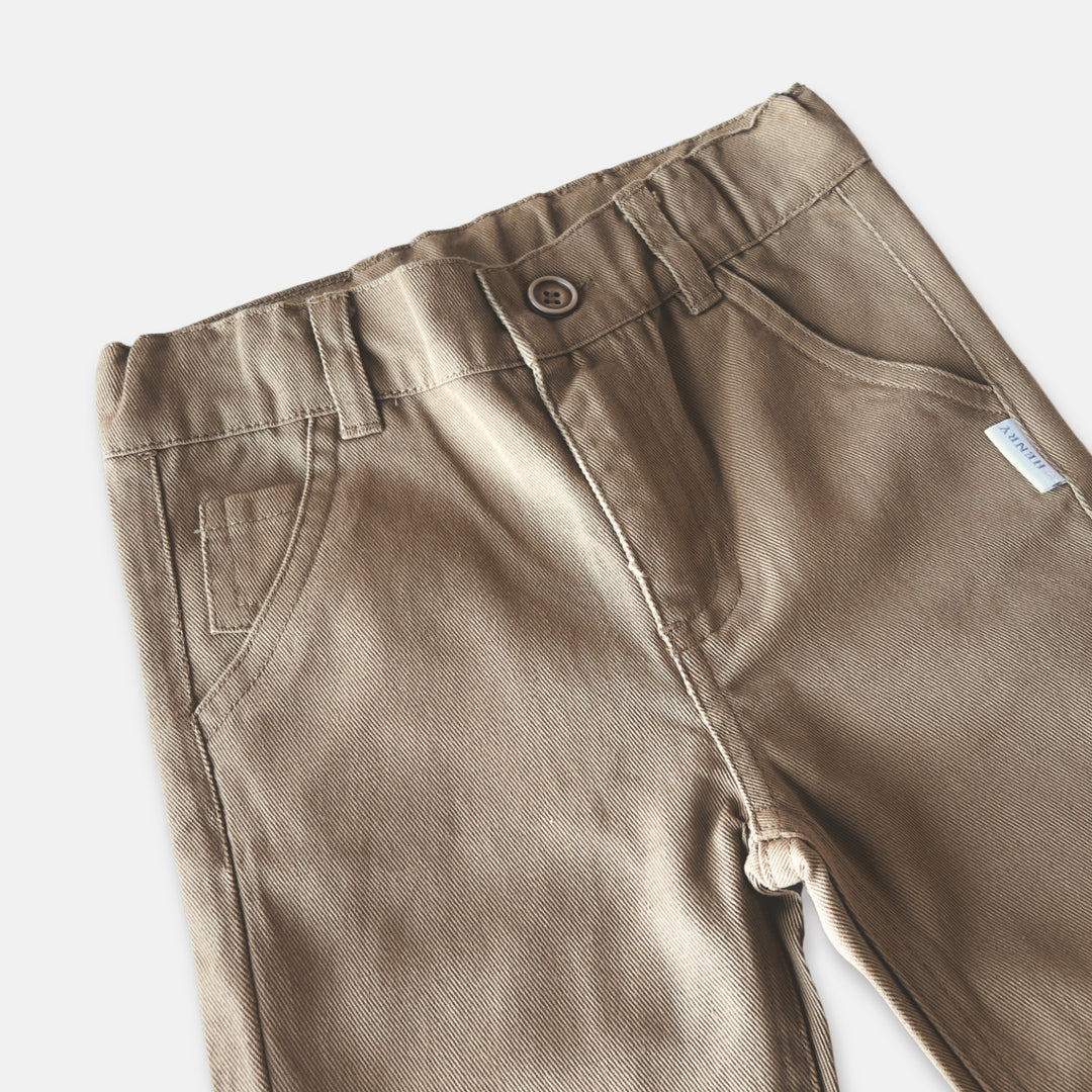 Boys Chino Pant- Taupe