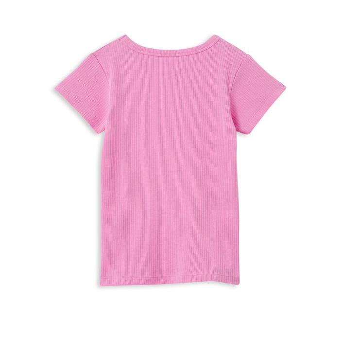 Pink Rib Tee