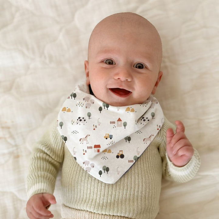 Bandana Bibs 2pk- Country Farm