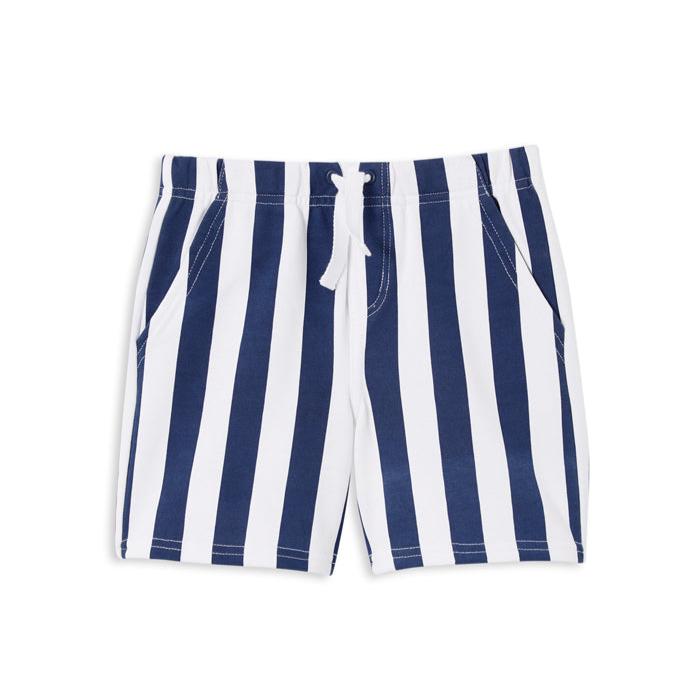 Stripe Fleece Short