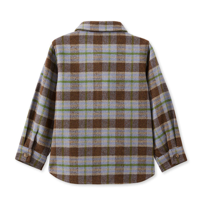 Earth Check Long Sleeve Overshirt