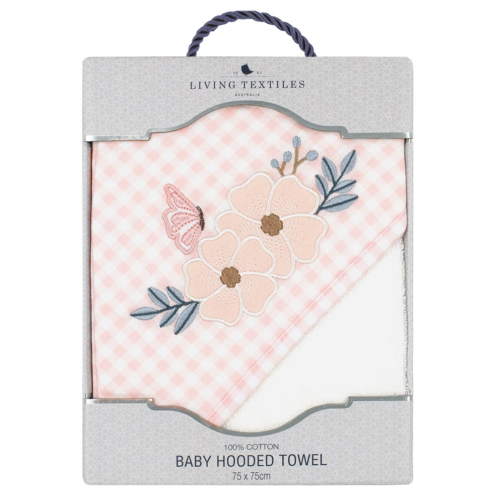 Hooded Towel- Butterfly Garden