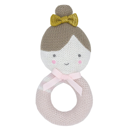 Knitted Rattle- Sophia The Ballerina