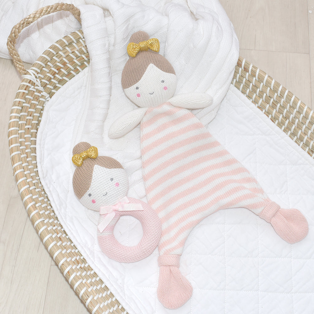 Knitted Rattle- Sophia The Ballerina