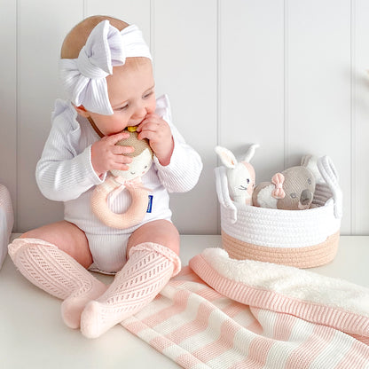 Knitted Rattle- Sophia The Ballerina