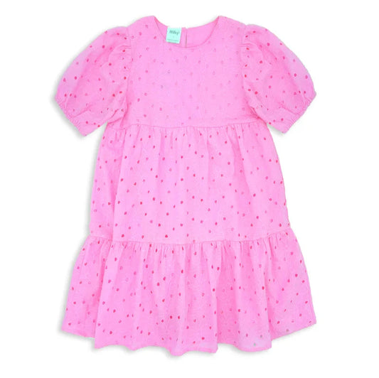 Pink Broderie Dress