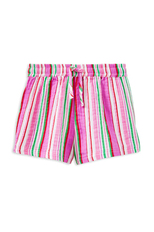 Crinkle Stripe Short