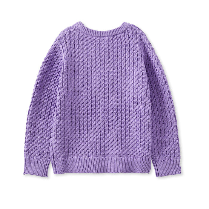 Lilac Cable Knit Jumper