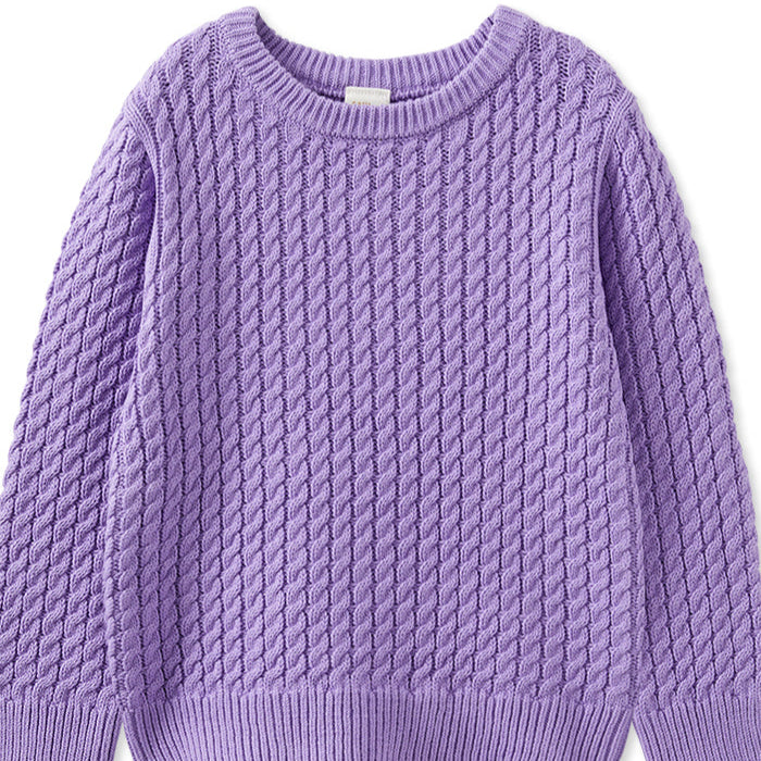 Lilac Cable Knit Jumper