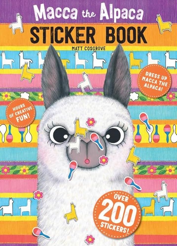 Macca The Alpaca Sticker Book