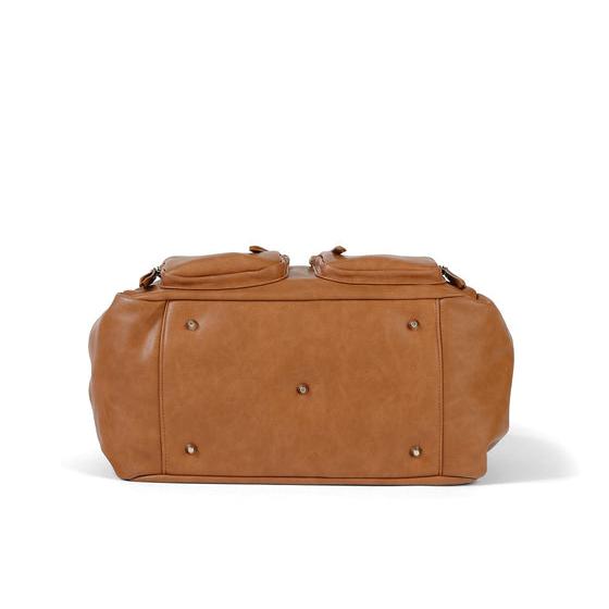 Carry All- Tan Vegan Leather