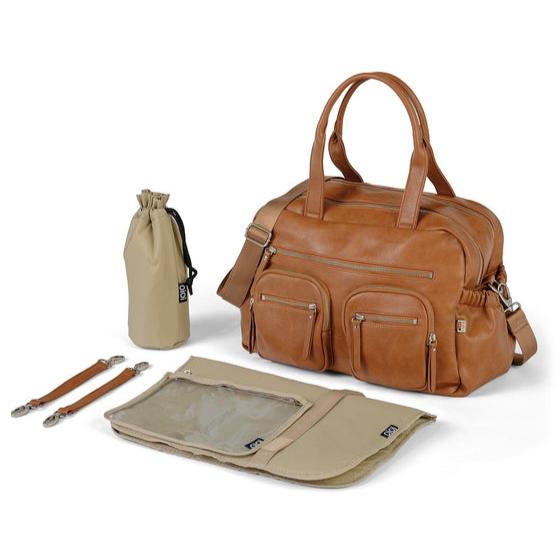 Carry All- Tan Vegan Leather