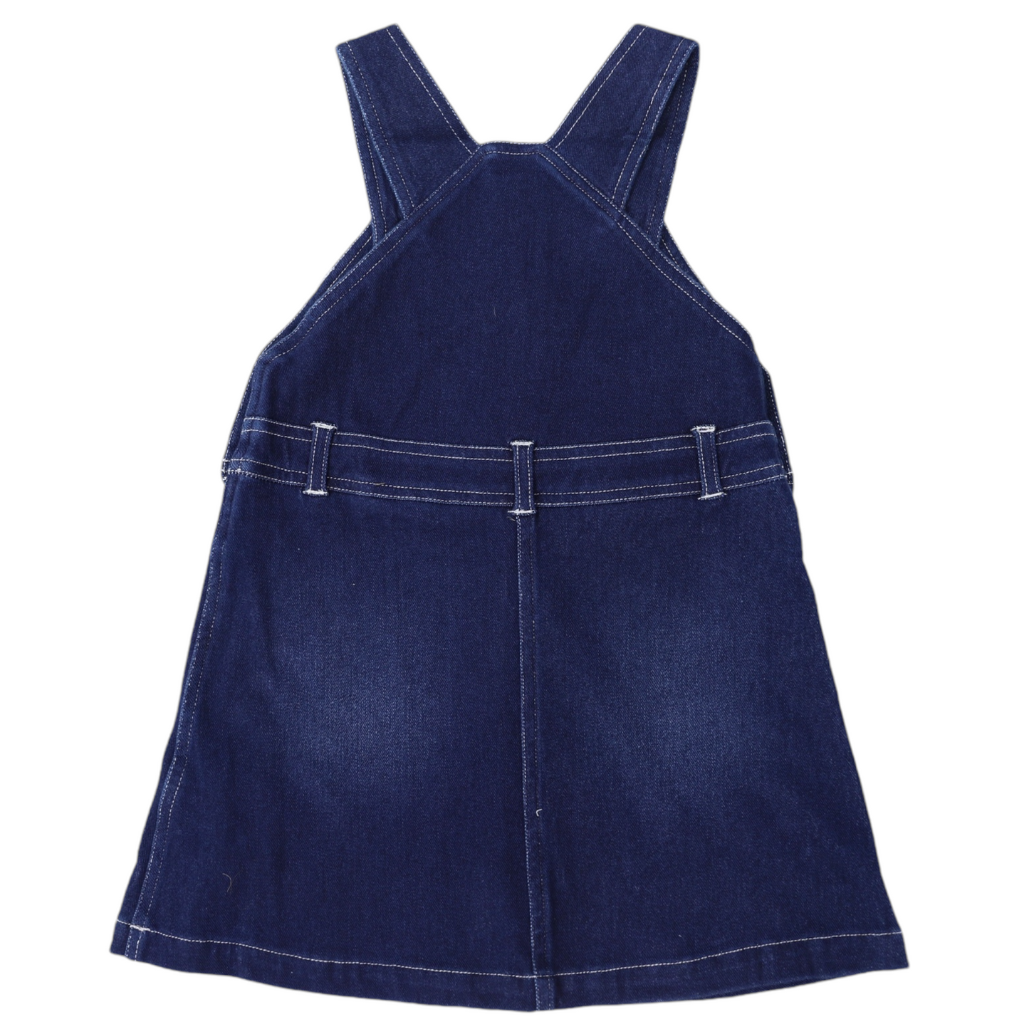 Denim Pinafore- Dark Wash