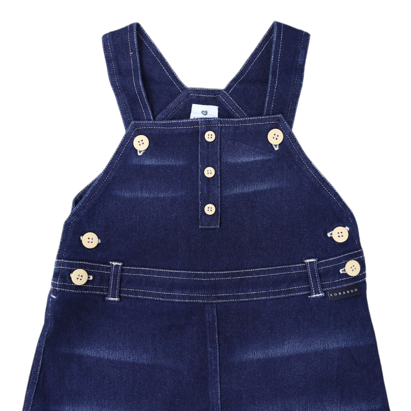 Denim Pinafore- Dark Wash