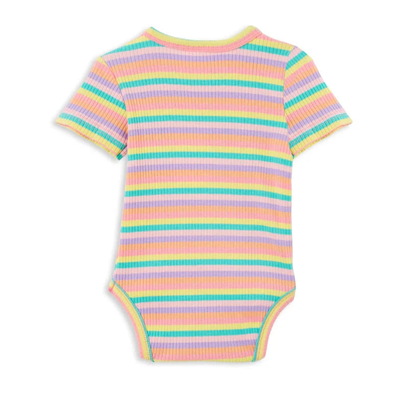 Stripe Rib Bubbysuit