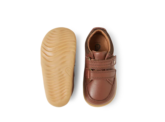 SU Timber Low Leather Shoes- Toffee