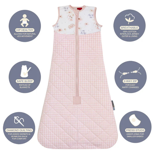 Smart Sleep Sleeping Bag 6-18Mths 2.5TOG- Butterfly Garden