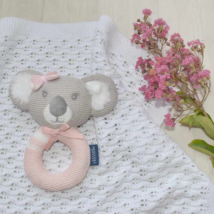 Chloe The Koala Knitted Rattle