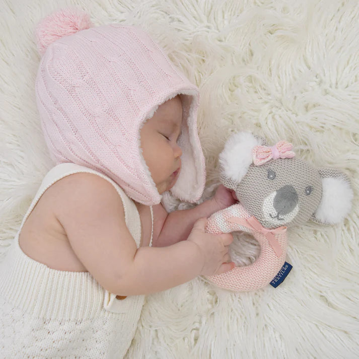 Chloe The Koala Knitted Rattle