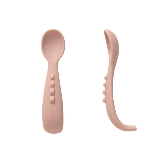 Comfy Grip Silicone Spoons 2 Pack- Dusty Pink