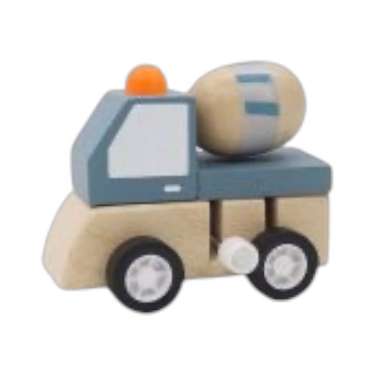 Wooden Wind-Up Construction Trucks