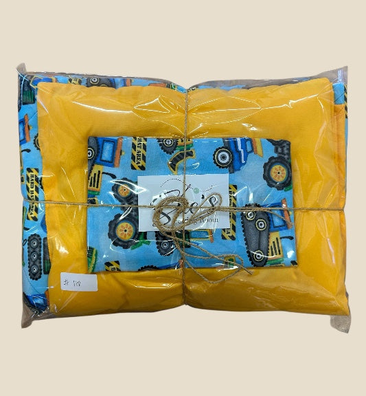 Kindy Sheet Set- Construction Blue