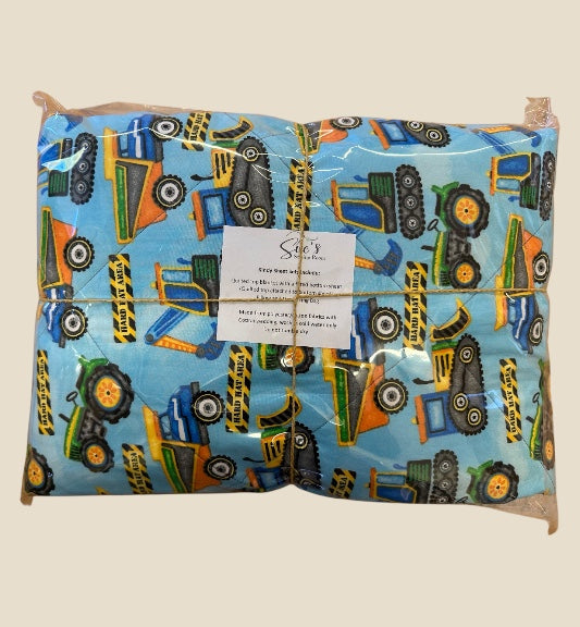 Kindy Sheet Set- Construction Blue