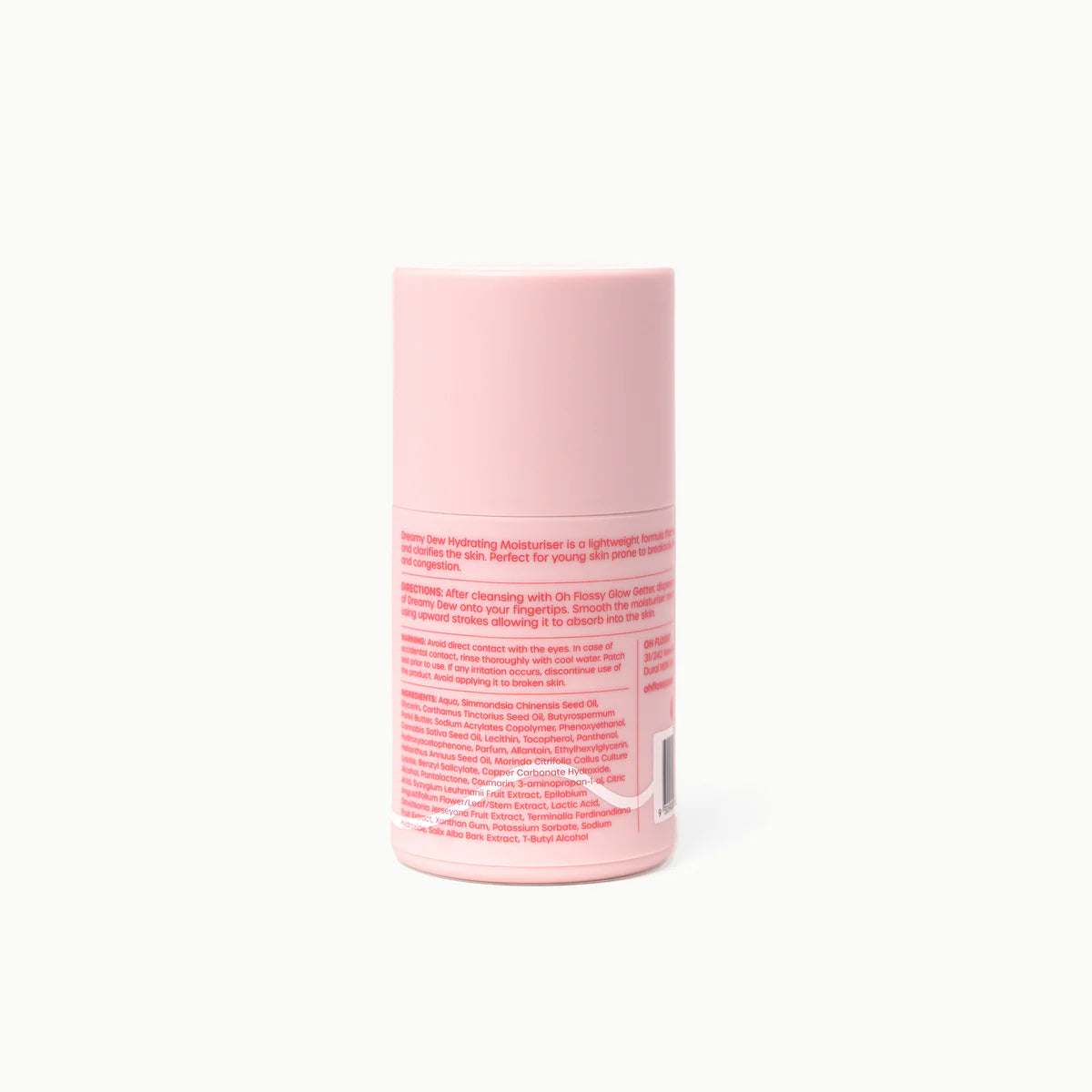 Oh Flossy Skincare Dreamy Dew- Hydrating Moisturiser