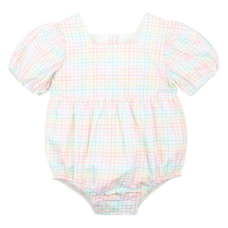 Candy Blossom Check Body Suit