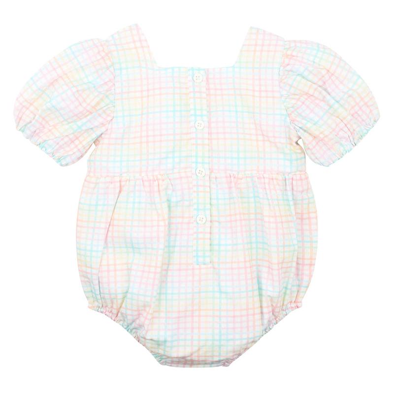 Candy Blossom Check Body Suit