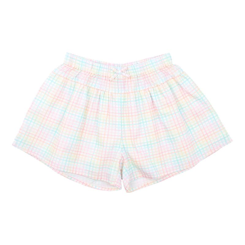 Candy Blossom Check Shorts