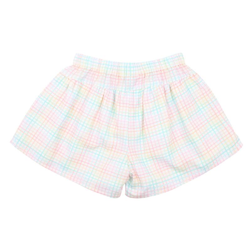 Candy Blossom Check Shorts