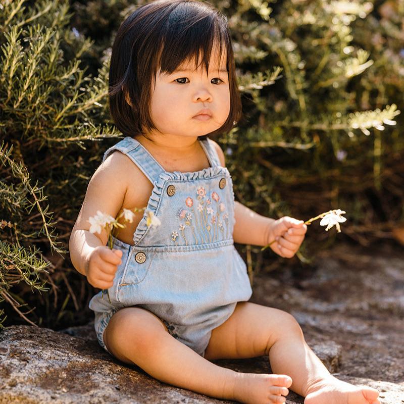 Palm Cove Embroidered Body Suit