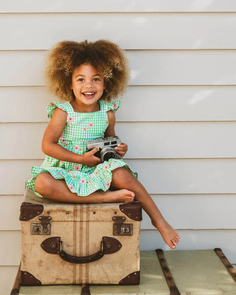 Grow Wild Emb Check Dress