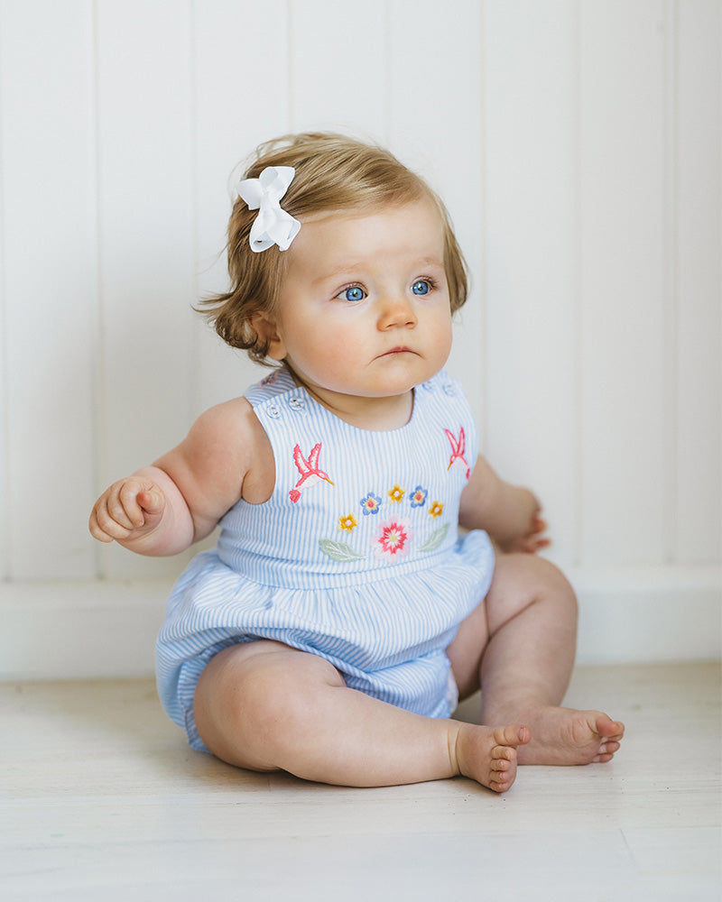 Songbird Stripe Emb Bodysuit