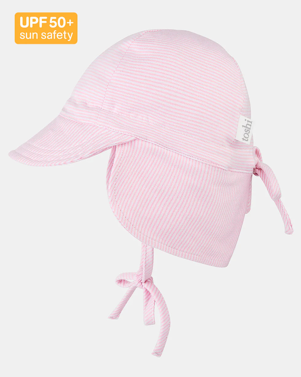 Flap Cap Baby- Blush