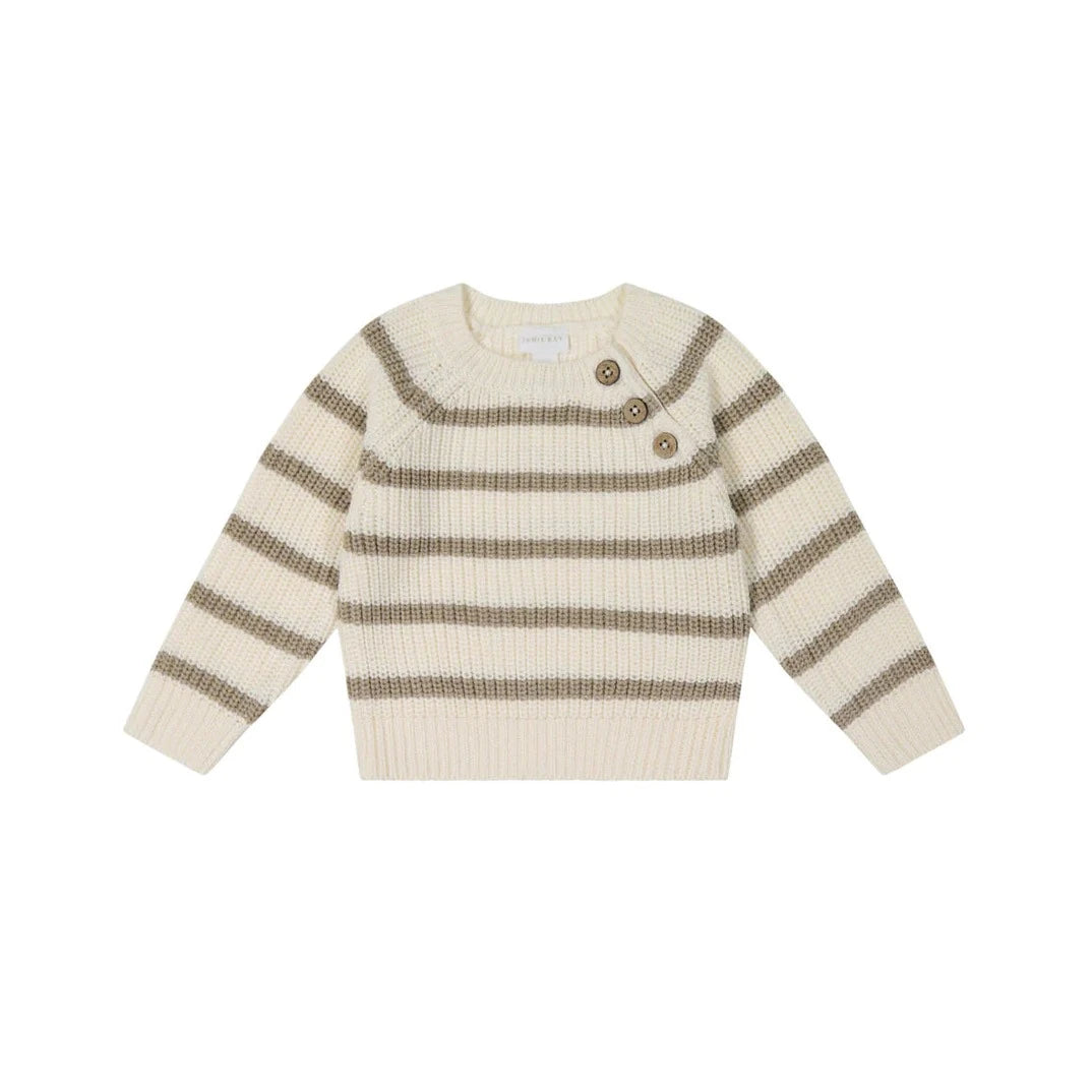 Frankie Jumper- Frankie Stripe Cashew