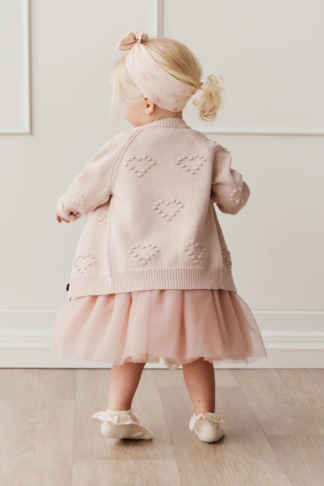 Gracie Cardigan- Pink Clay