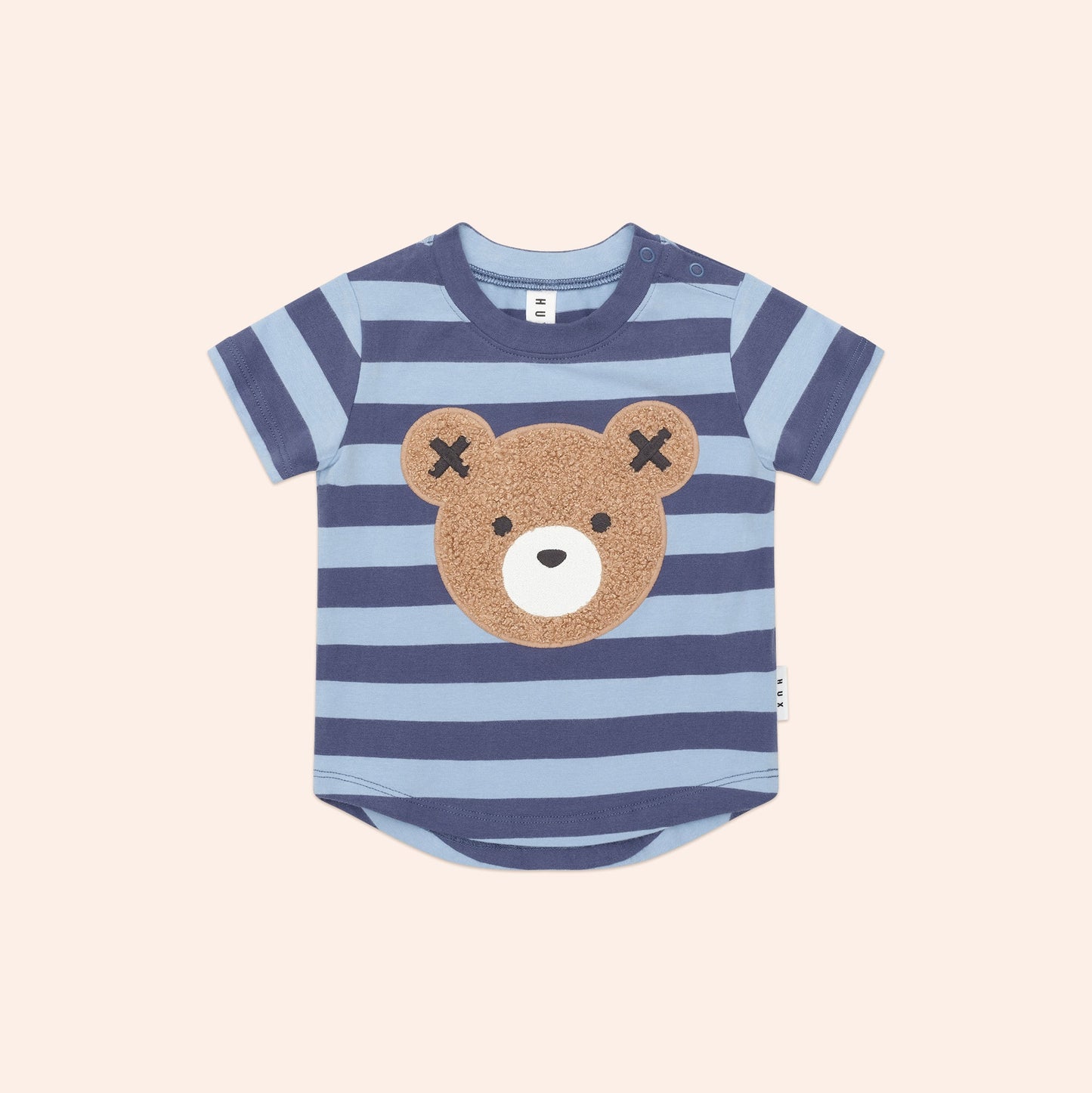 Furry Hux Blue Stripe Bear T-Shirt