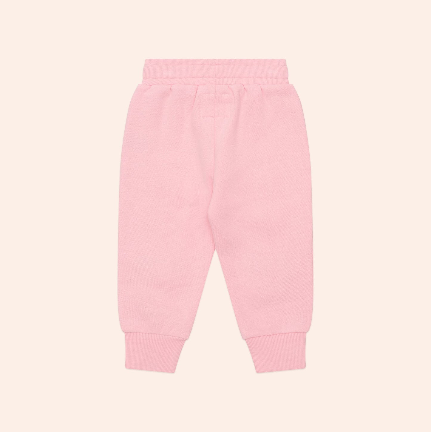 Blush Furry Hux Bear Track Pant