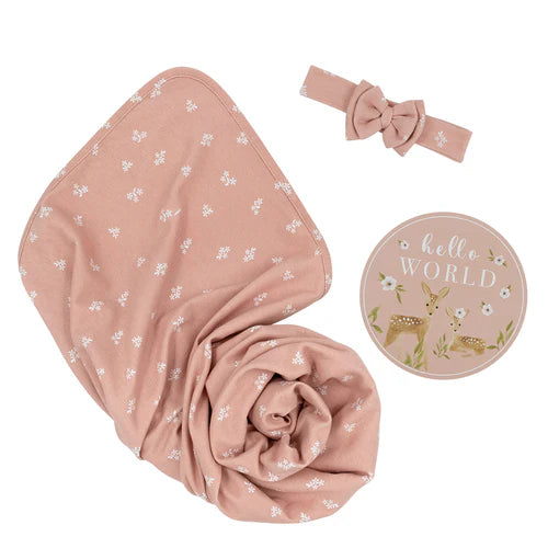 Hello World Gift Set- Sophia's Garden Dusty Rose