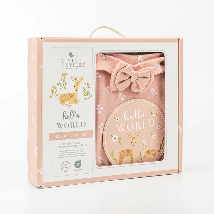 Hello World Gift Set- Sophia's Garden Dusty Rose