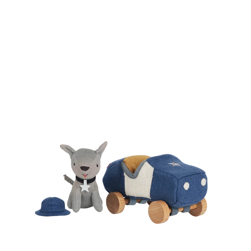 Holdie Dog-Go- Officer Blue