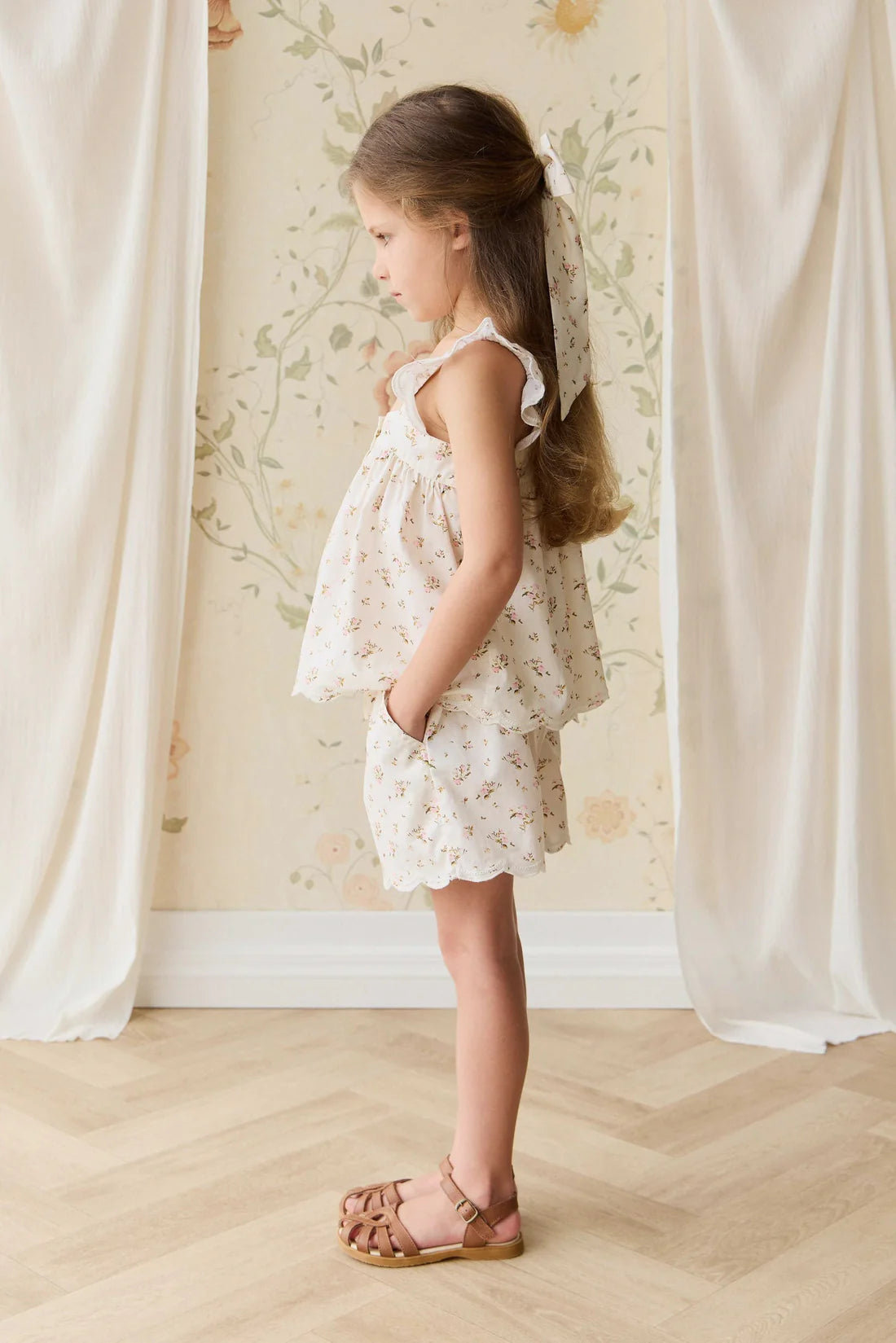 Organic Cotton Haylen Short - Bianca Antique