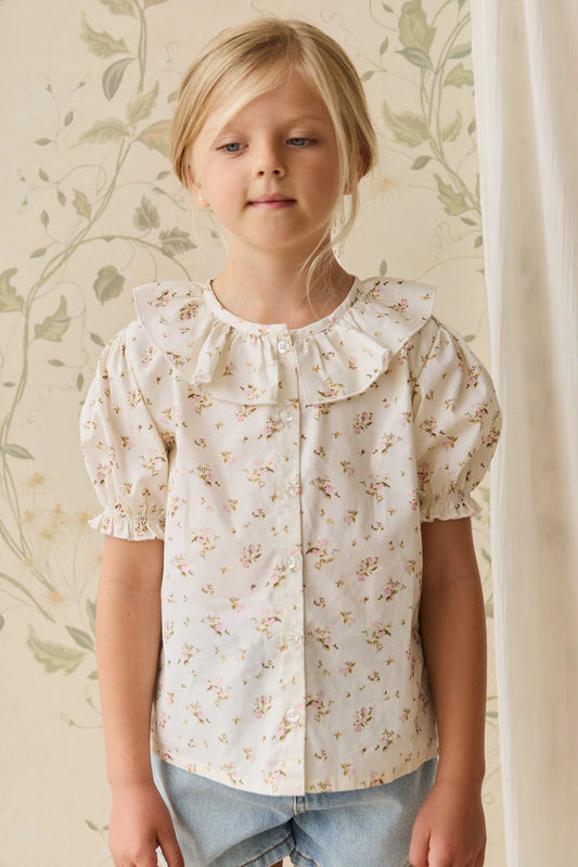 Organic Cotton Alora Top - Bianca Antique